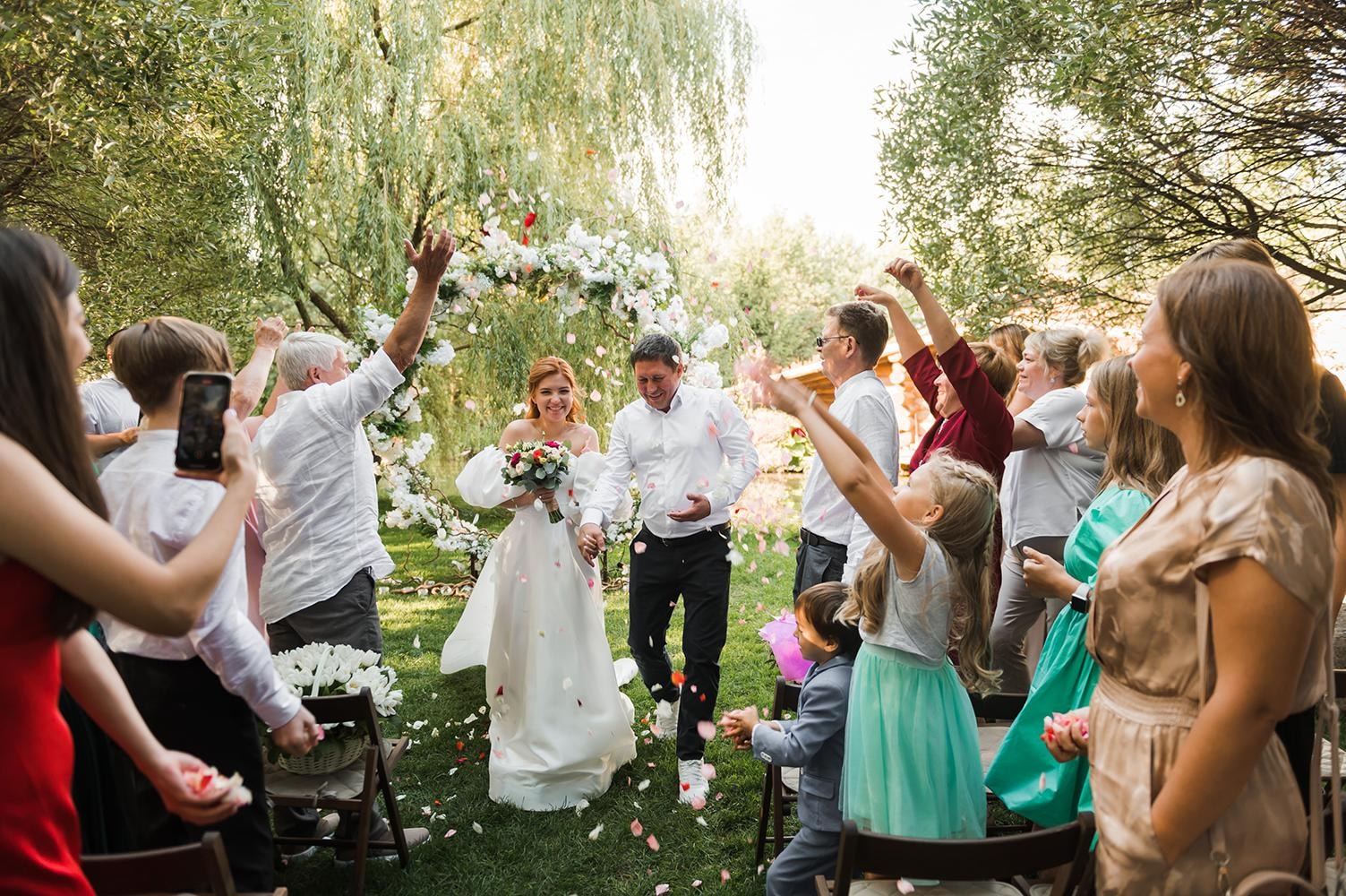 После церемонии